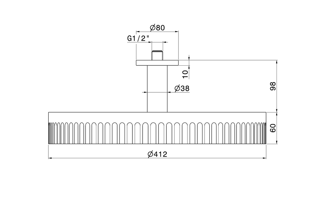 Newform 72862 - disegno tecnico