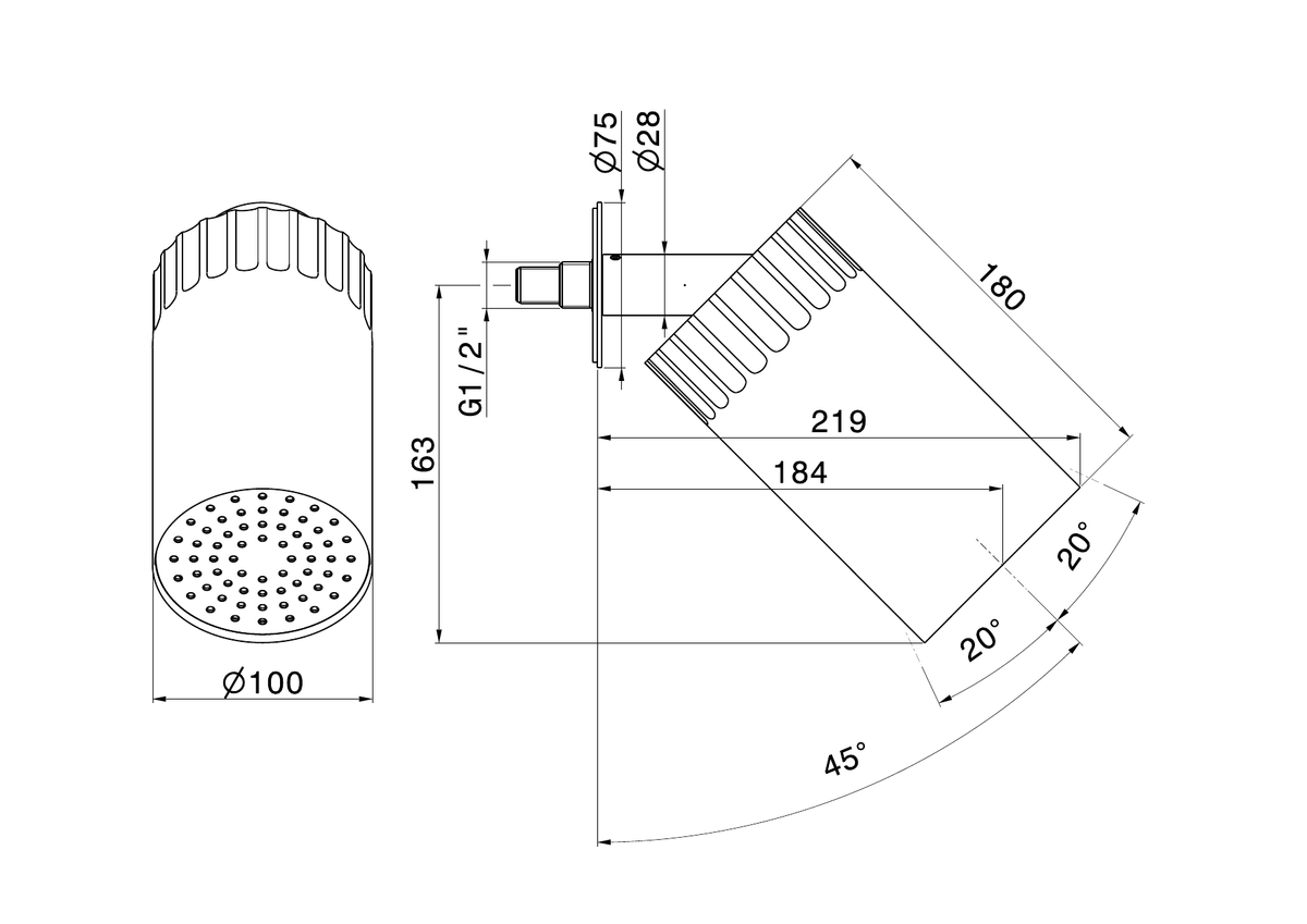 Newform 72863 - disegno tecnico