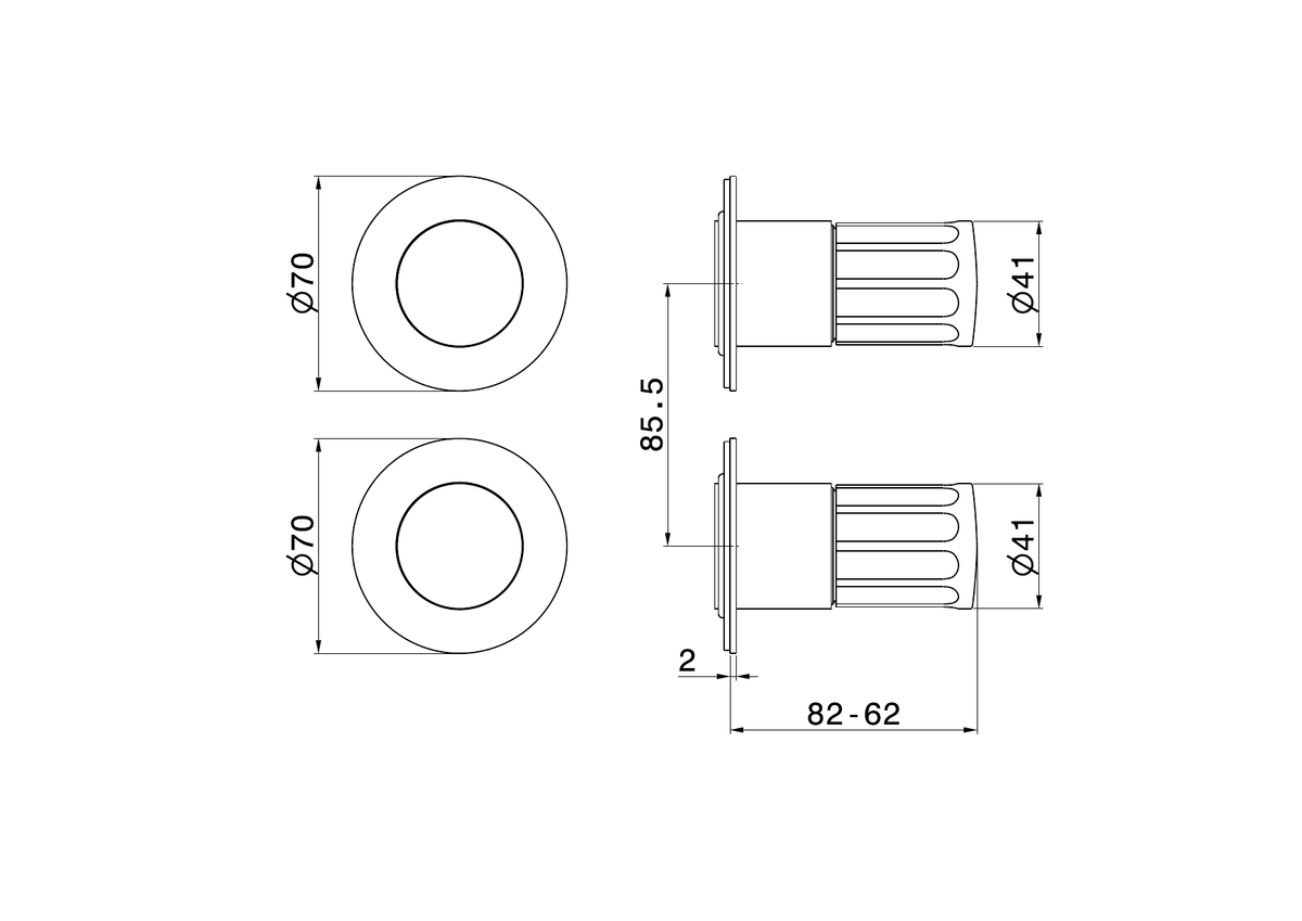 Newform 72873E - disegno tecnico