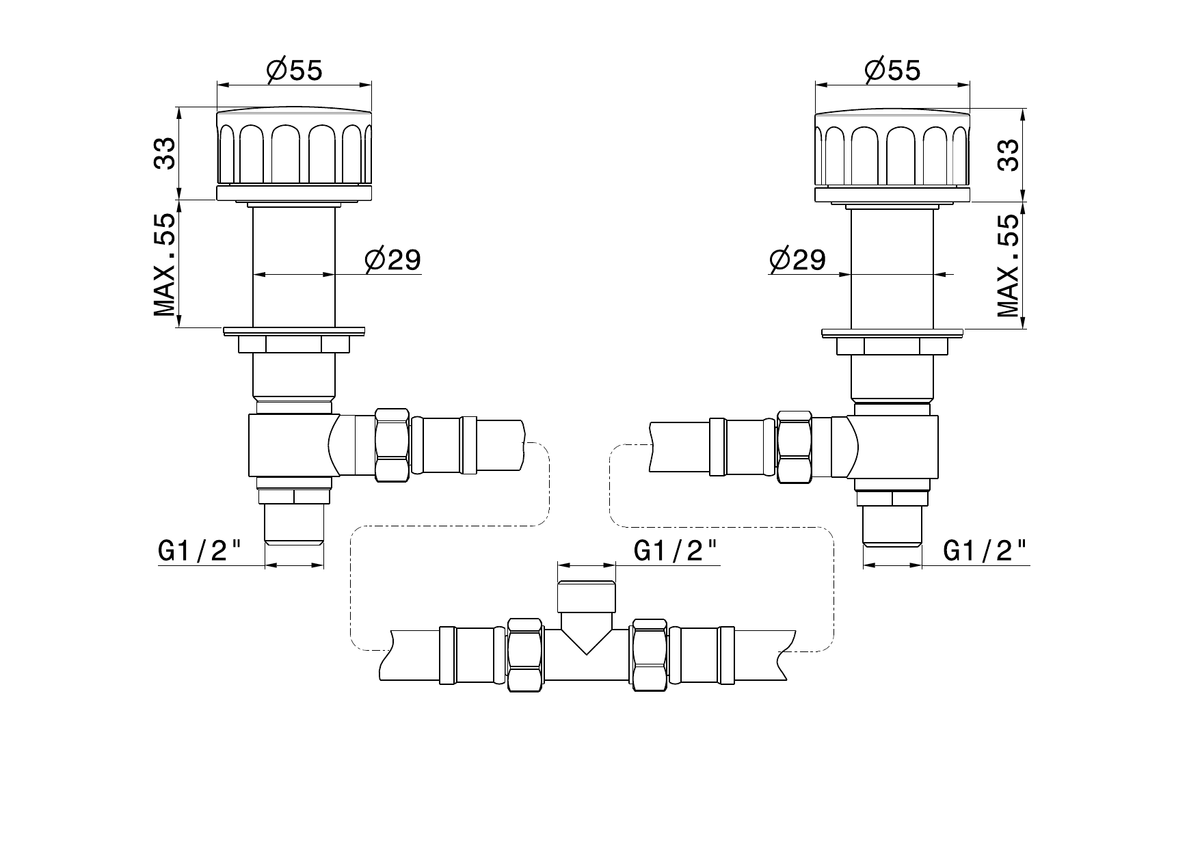 Newform 72890 - disegno tecnico