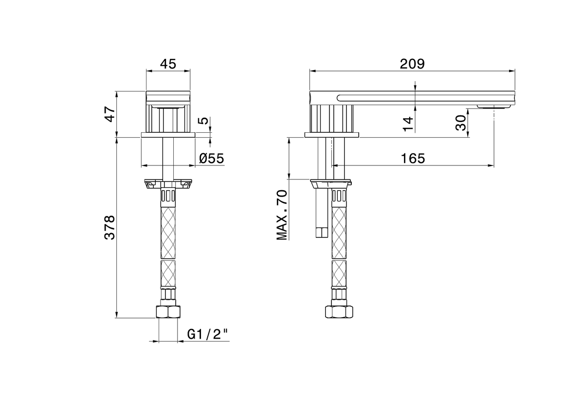 Newform 72891 - disegno tecnico