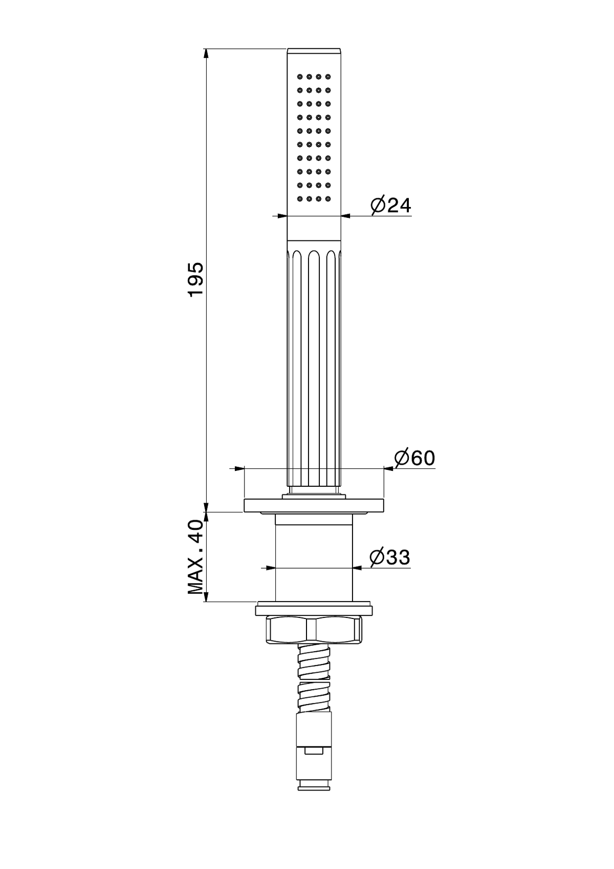 Newform 72893 - disegno tecnico