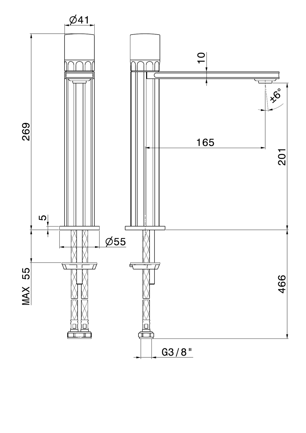 Newform 72914 - disegno tecnico