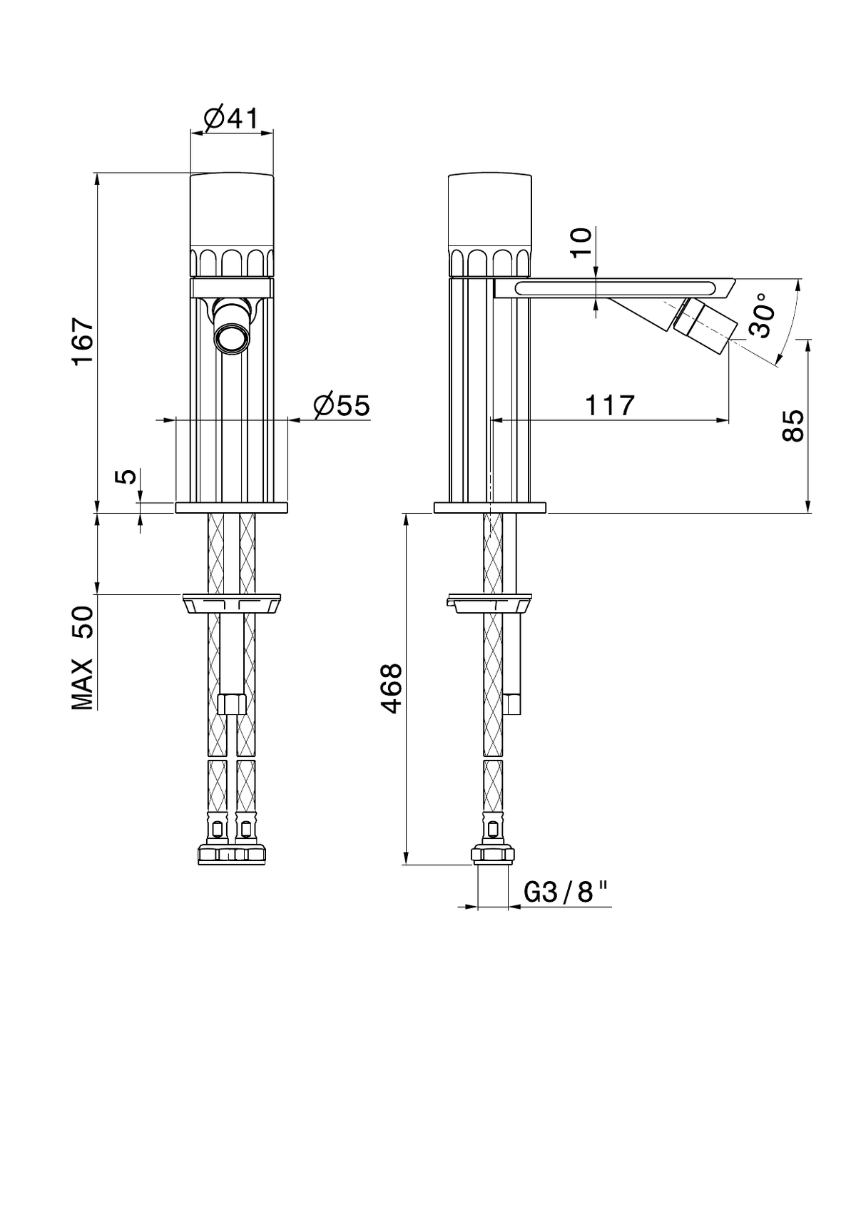 Newform 72927 - disegno tecnico