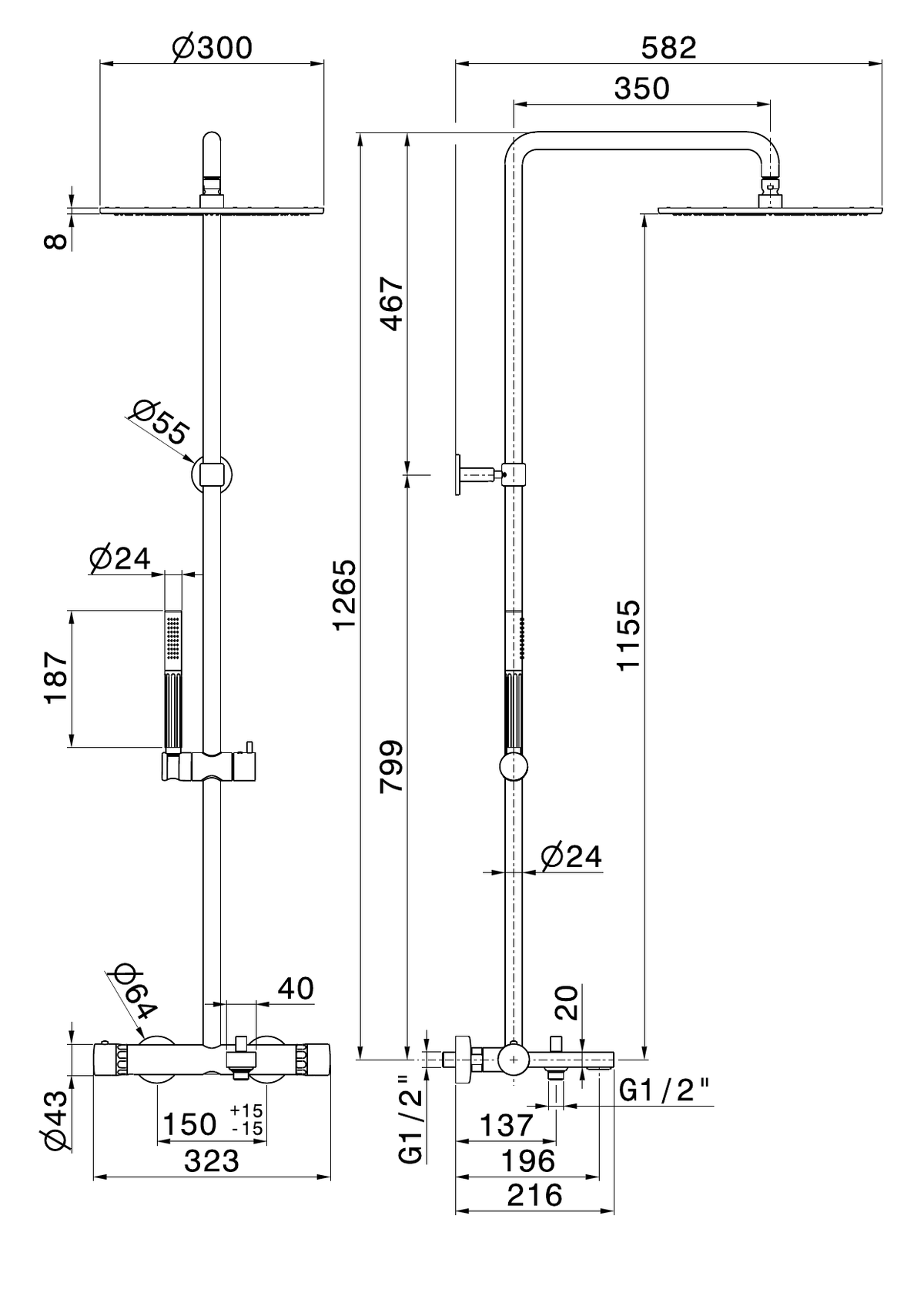 Newform 72941 - disegno tecnico