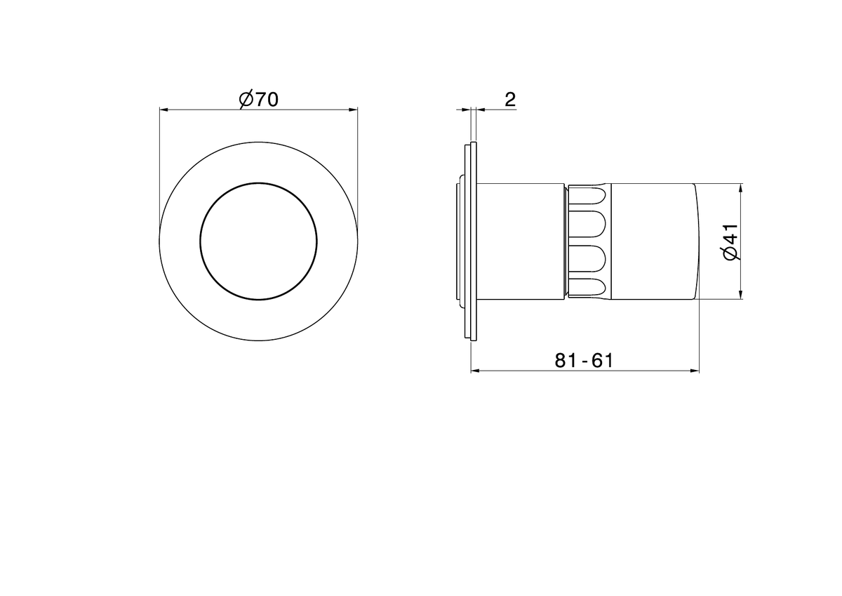 Newform 72975E - disegno tecnico