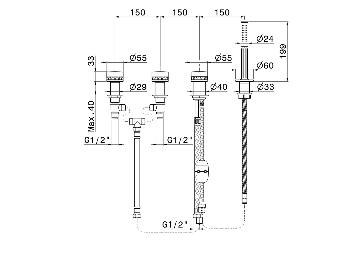 Newform 72981C - disegno tecnico