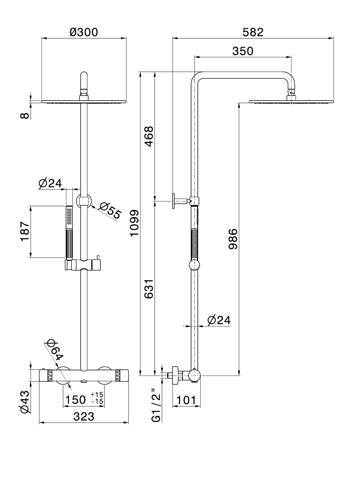 Newform 73051 - disegno tecnico