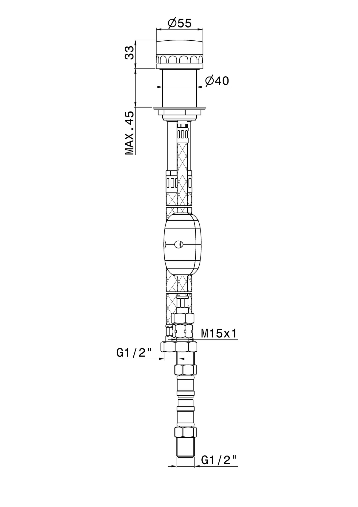 Newform 73086 - disegno tecnico