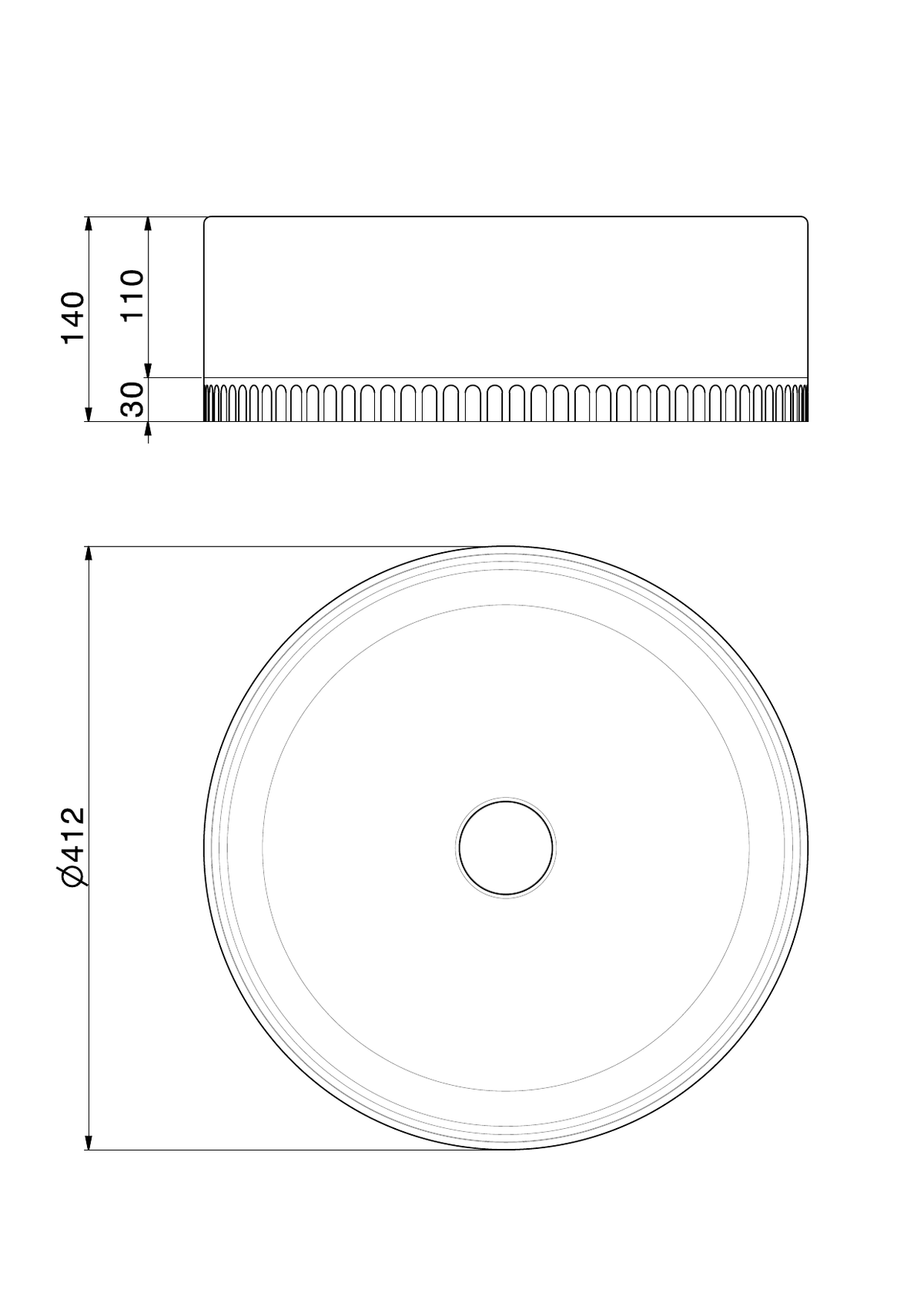 Newform 73095 - disegno tecnico