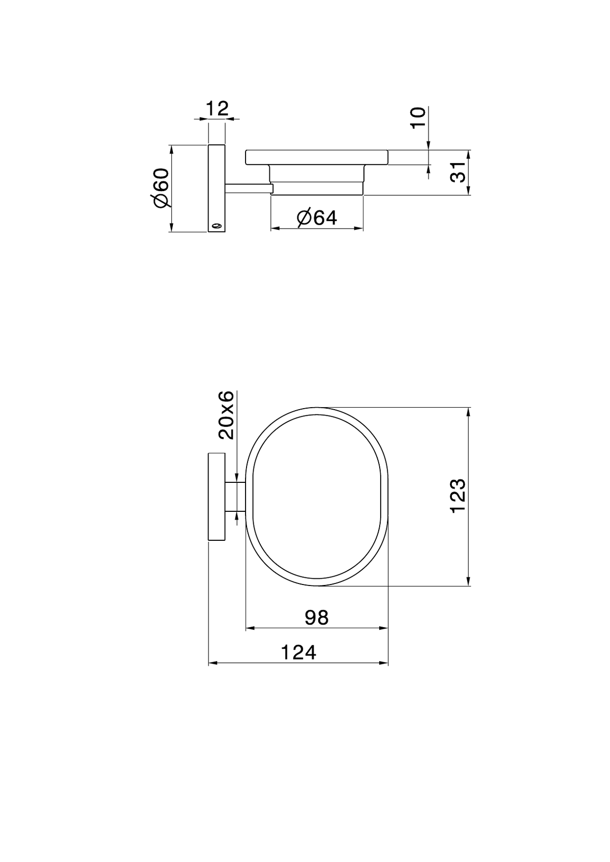 Newform 73200X - disegno tecnico