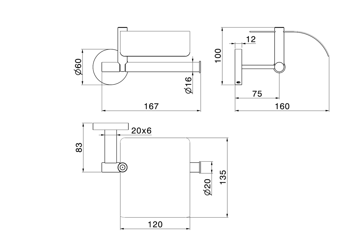 Newform 73224X - disegno tecnico