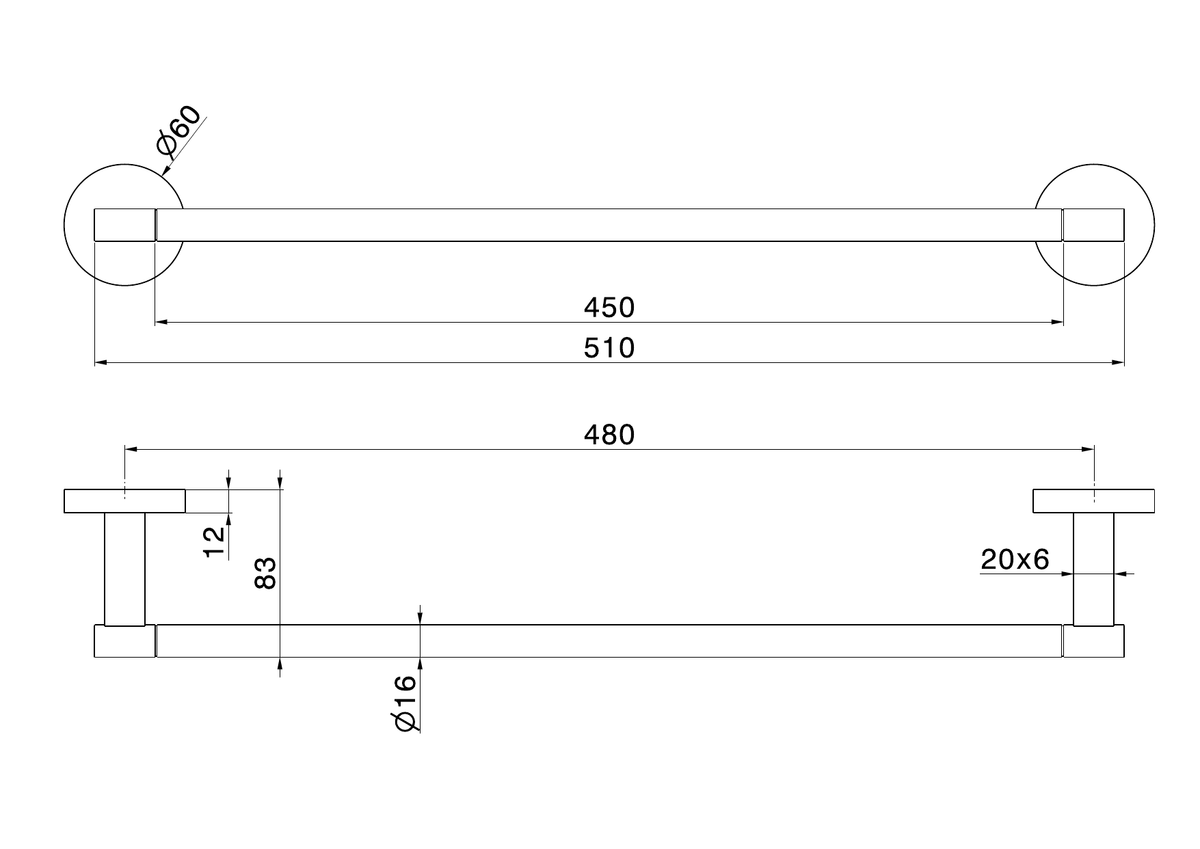 Newform 73228X - disegno tecnico