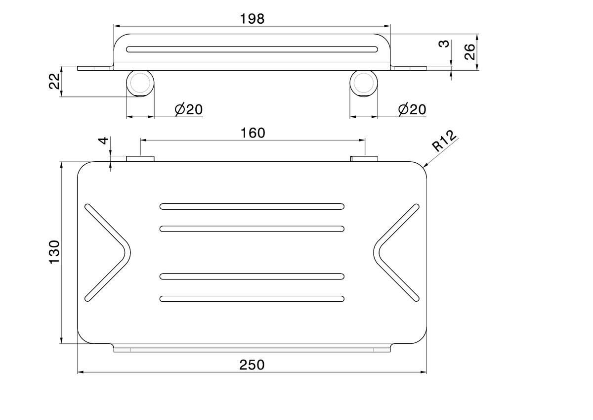 Newform 73244X - disegno tecnico