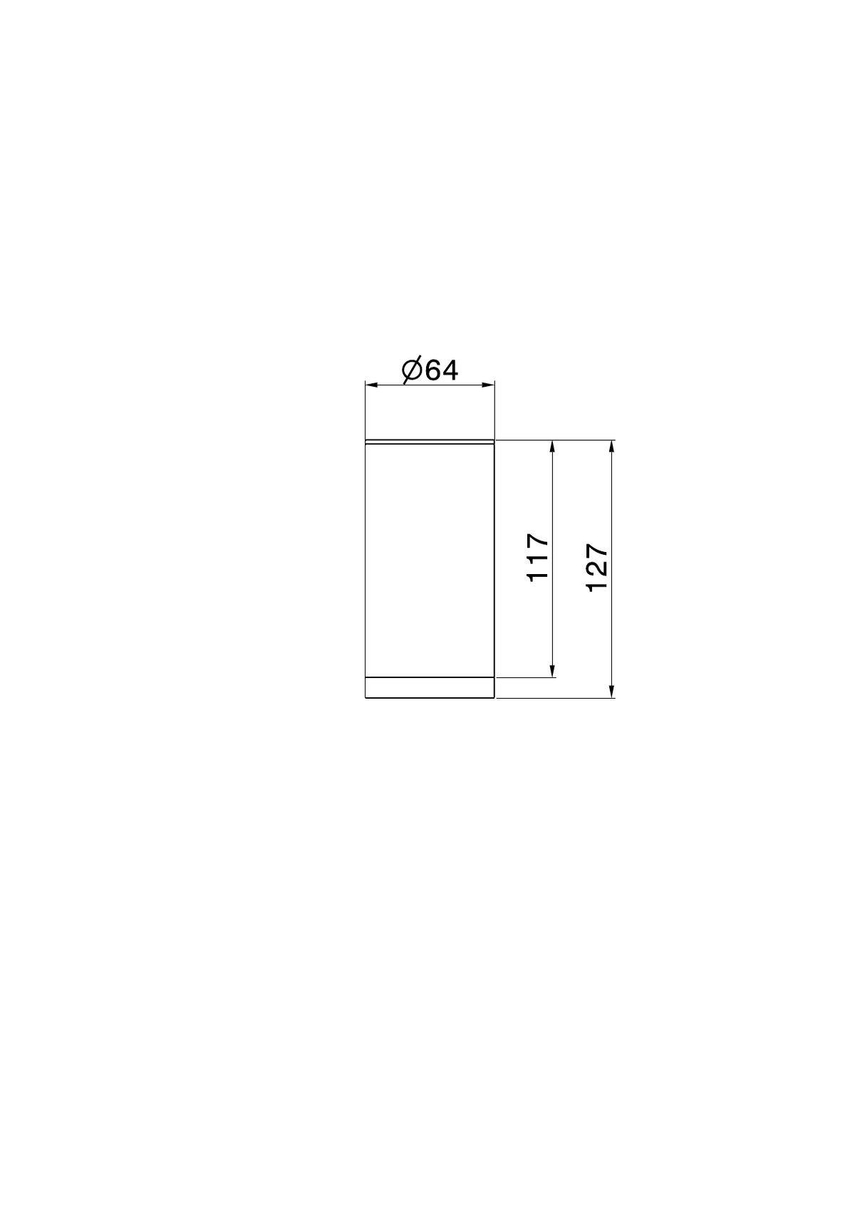 Newform 73254X - disegno tecnico