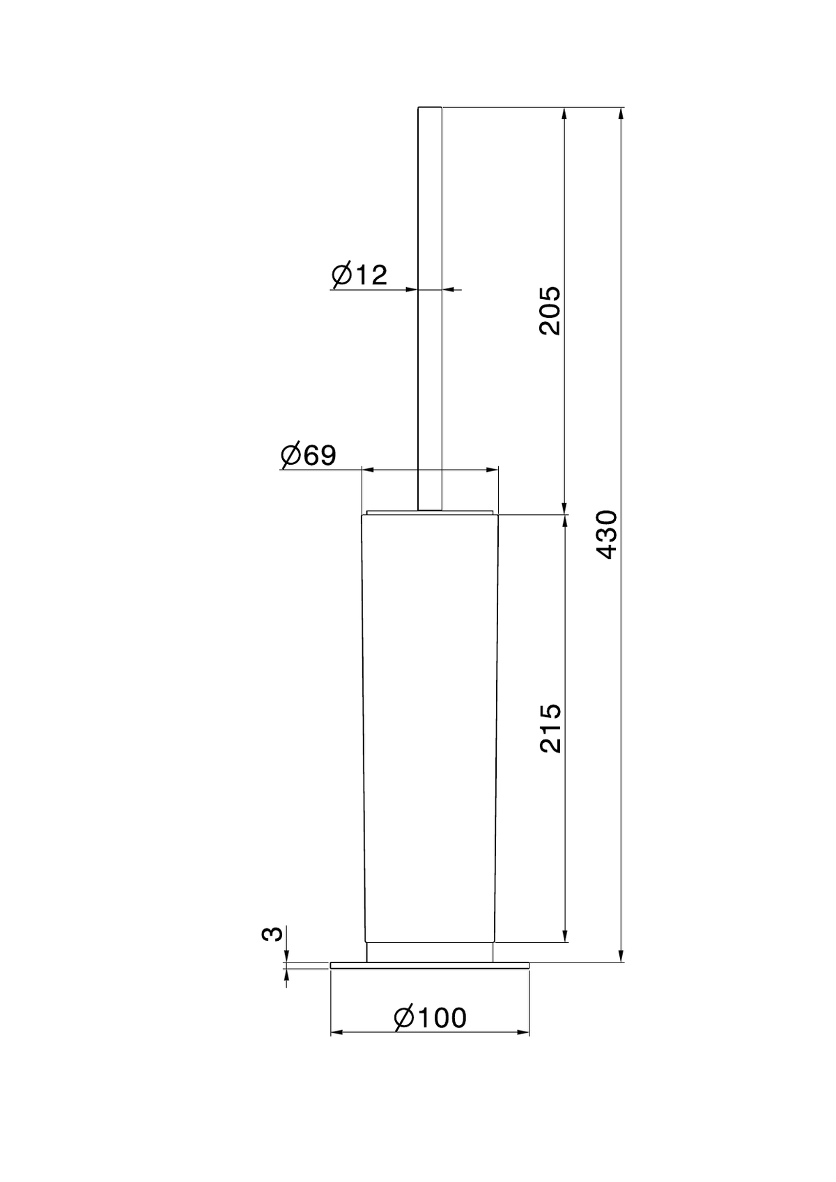 Newform 73266X - disegno tecnico