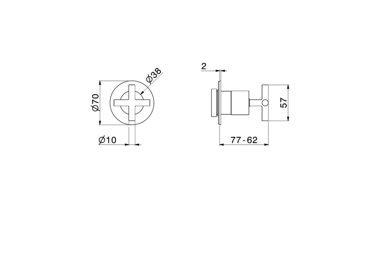 Newform 73412E - disegno tecnico