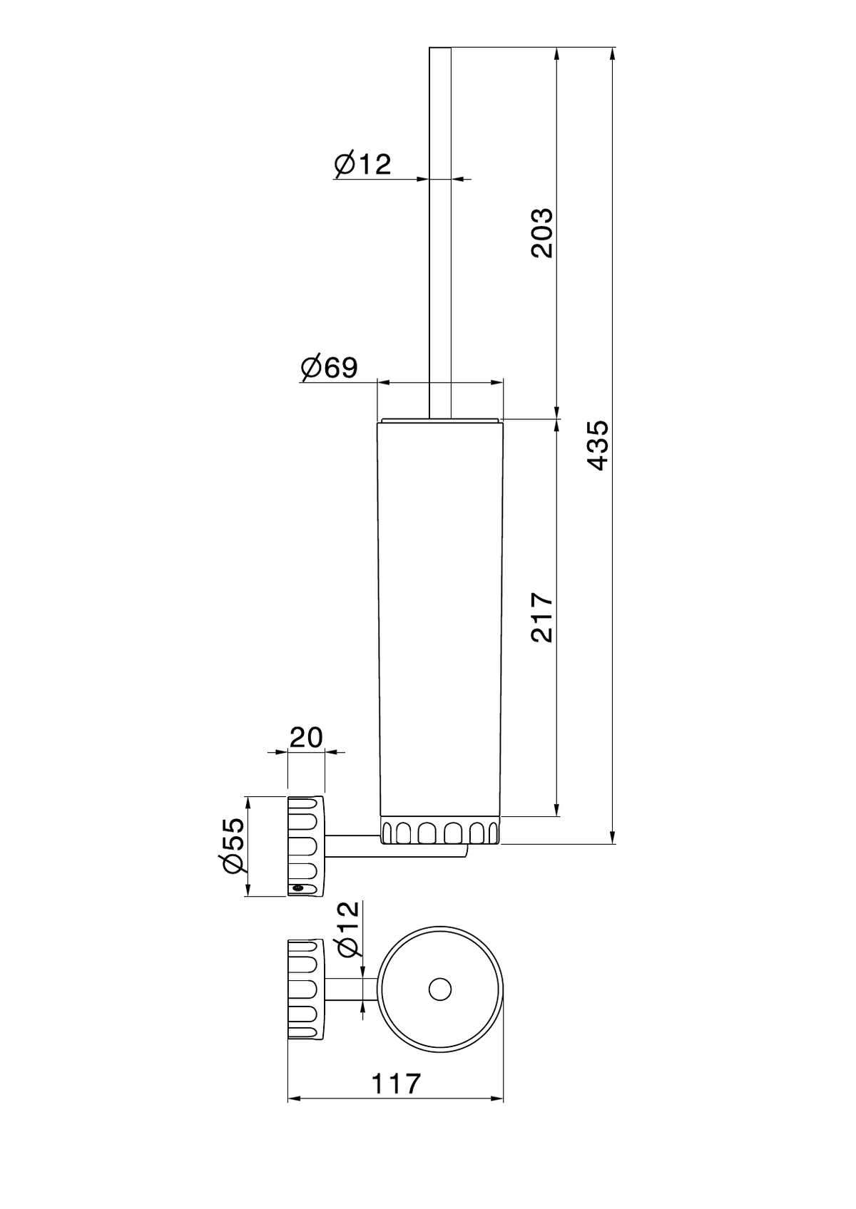 Newform 73516 - disegno tecnico