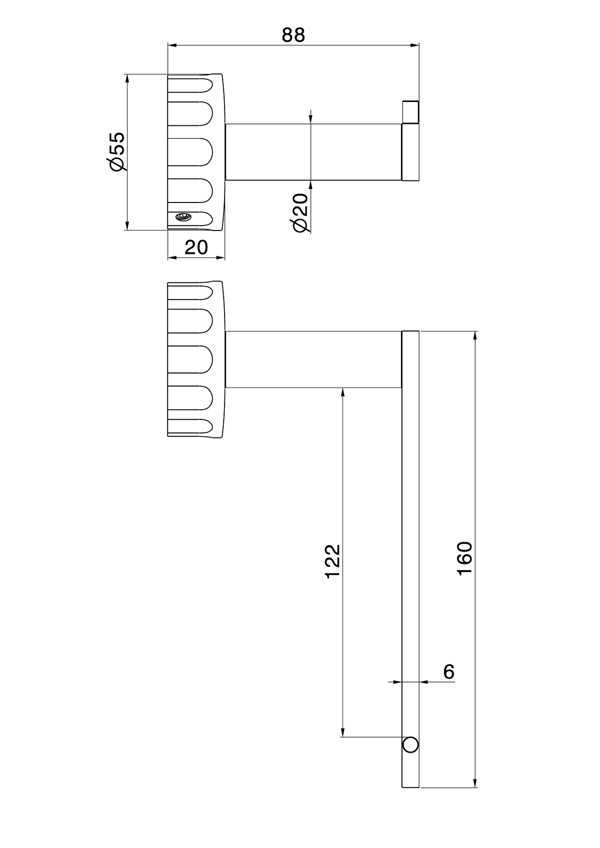 Newform 73532 - disegno tecnico