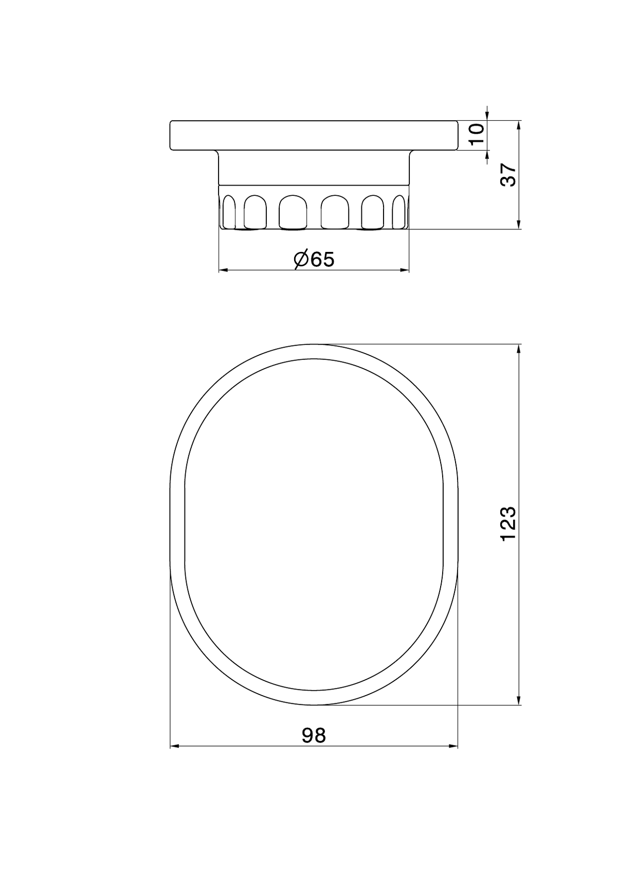 Newform 73550 - disegno tecnico