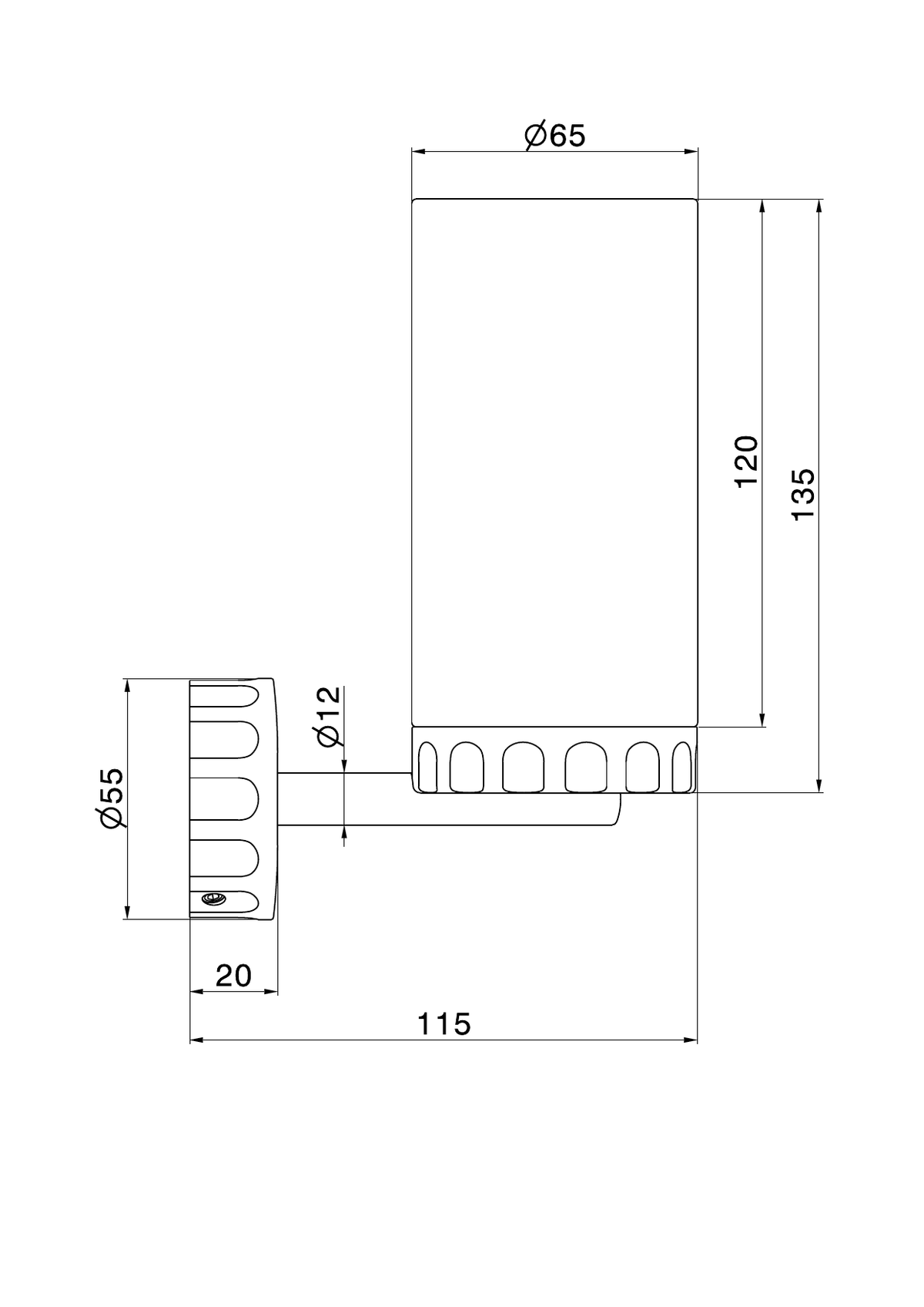 Newform 73606 - disegno tecnico