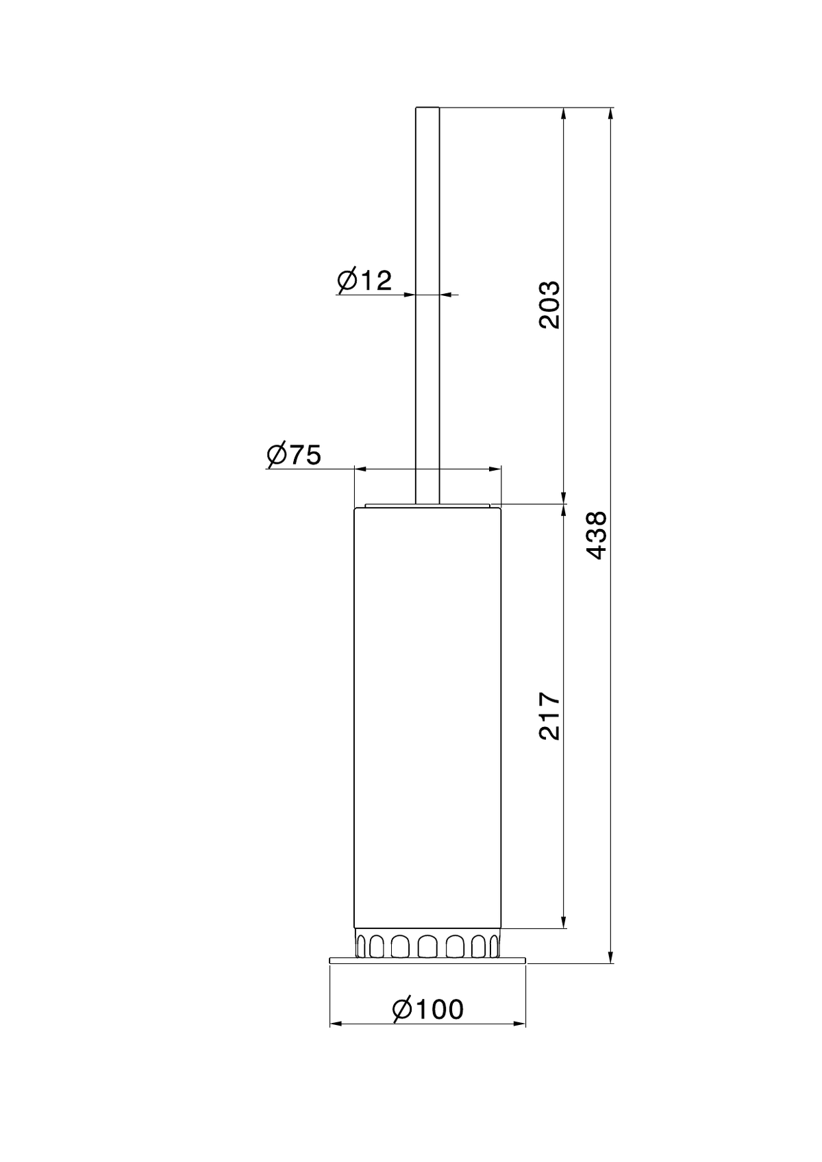 Newform 73666 - disegno tecnico