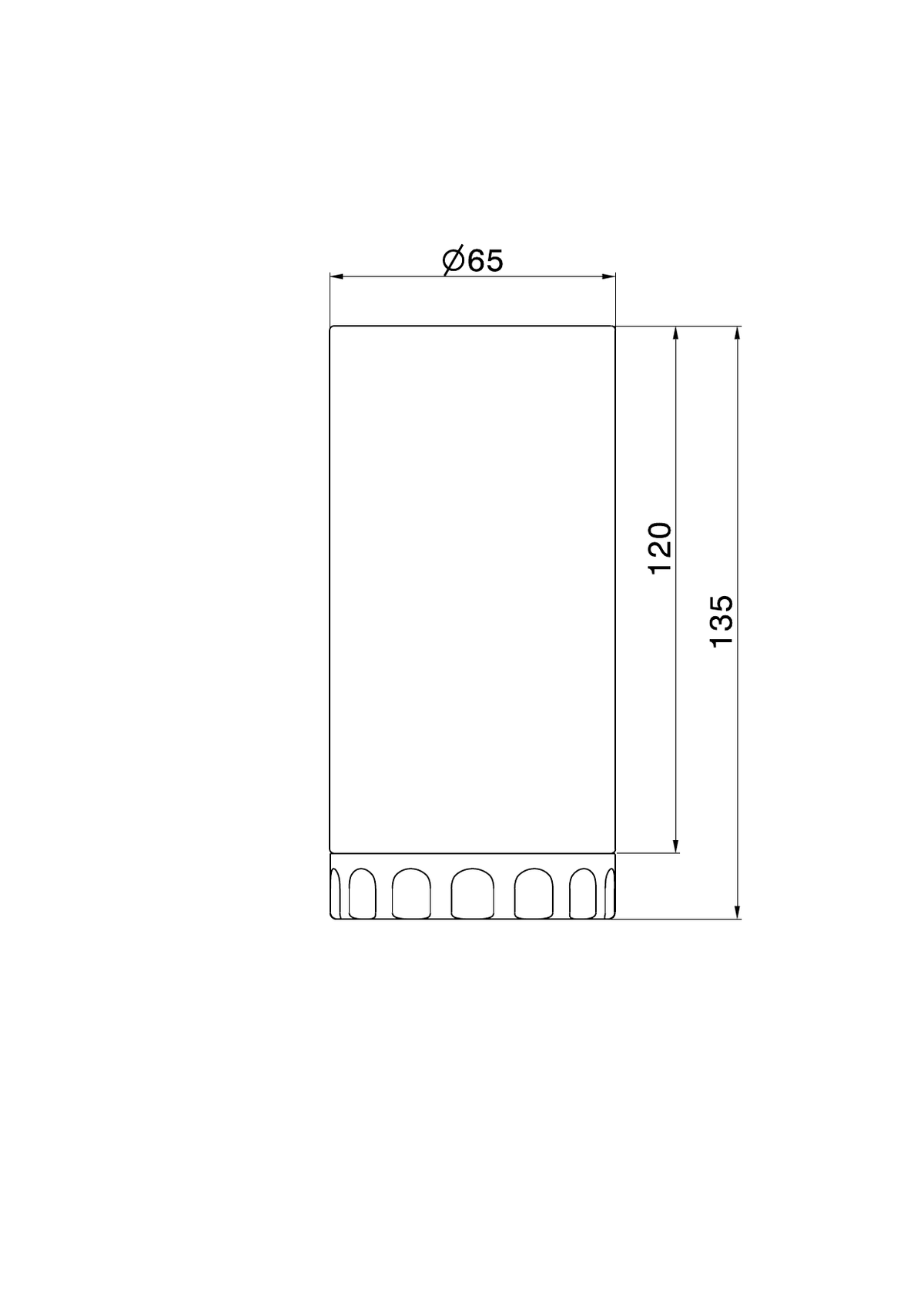 Newform 73755 - disegno tecnico