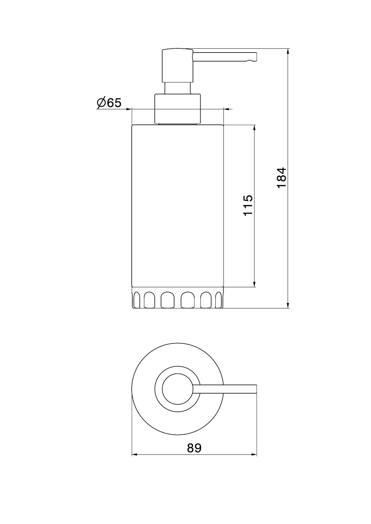 Newform 73760 - disegno tecnico