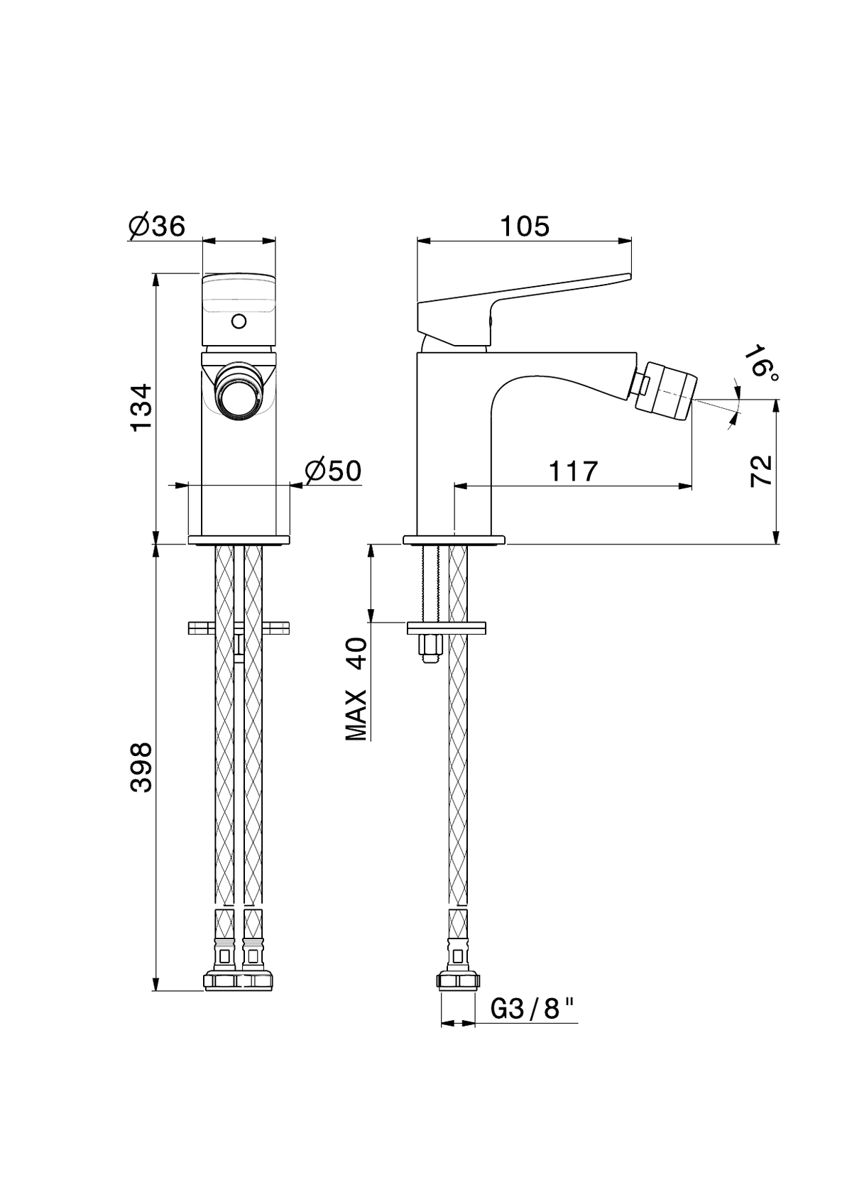 Newform 74026 - disegno tecnico