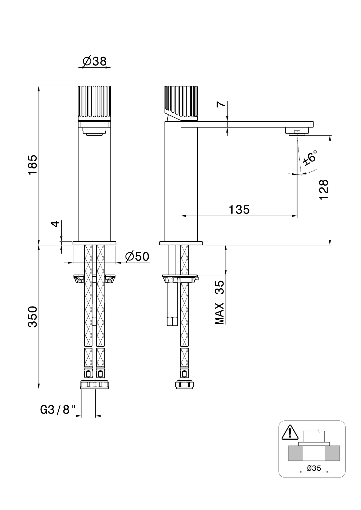 Newform 74212X - disegno tecnico
