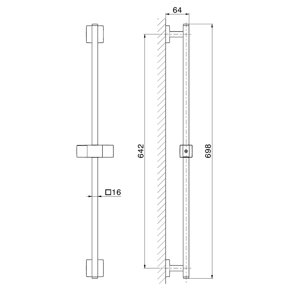 Newform 812 - disegno tecnico