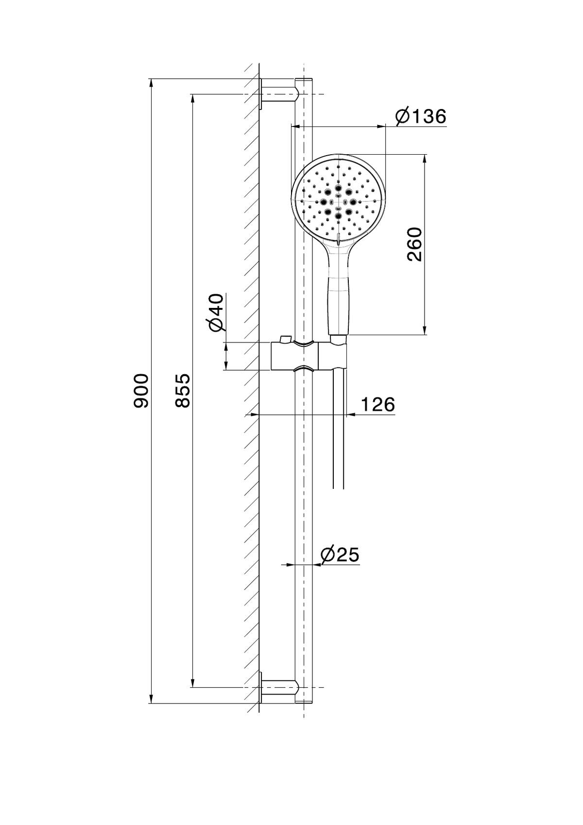 Newform 818 - disegno tecnico