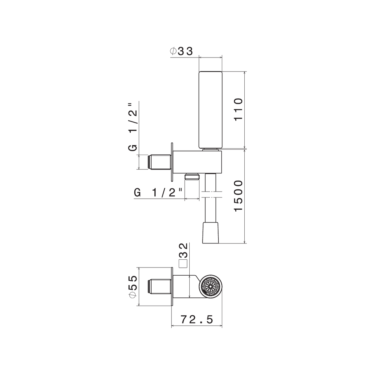 Newform 819 - disegno tecnico