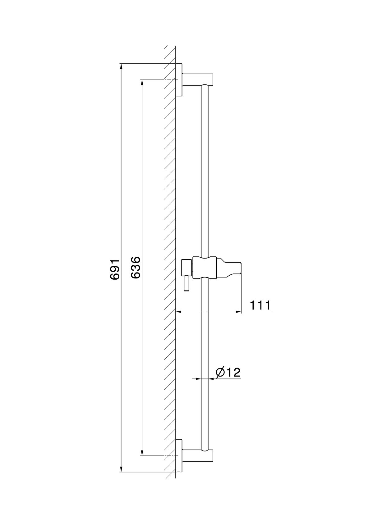 Newform 861 - disegno tecnico