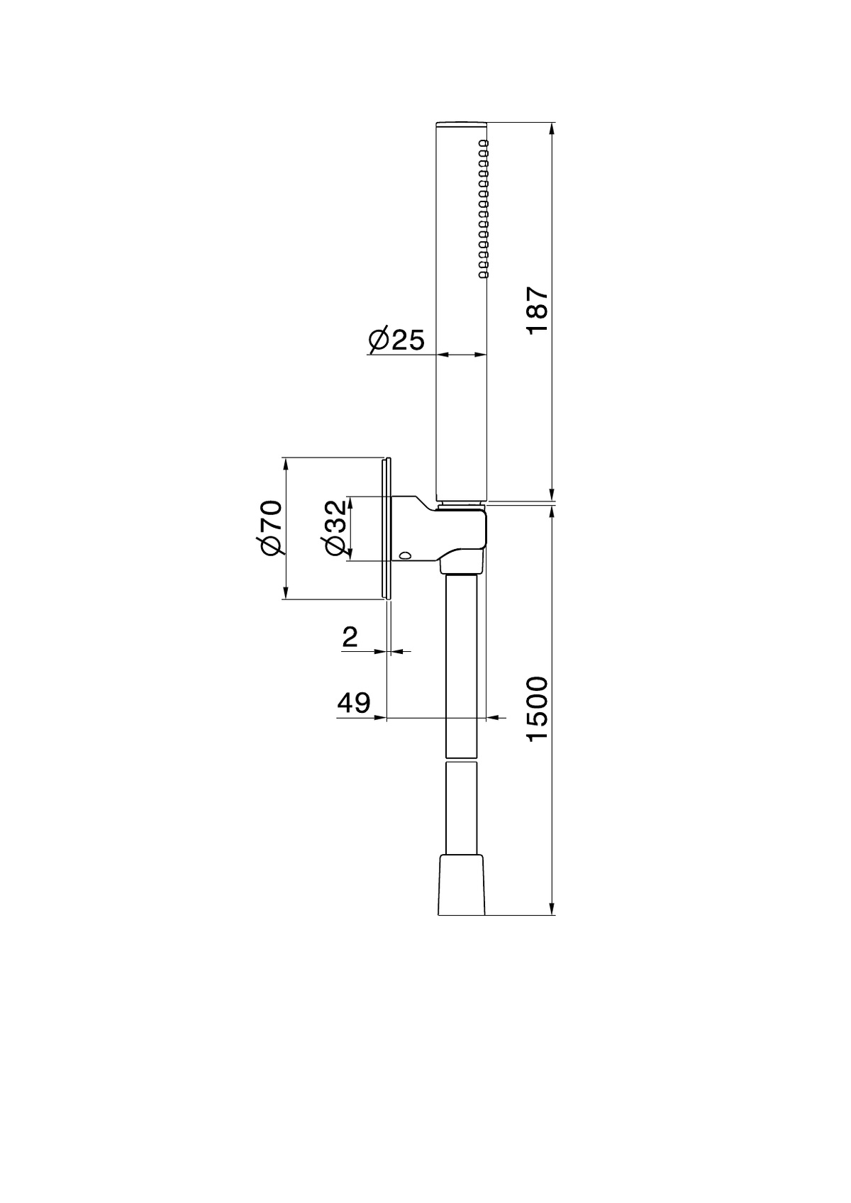 Newform 866 - disegno tecnico