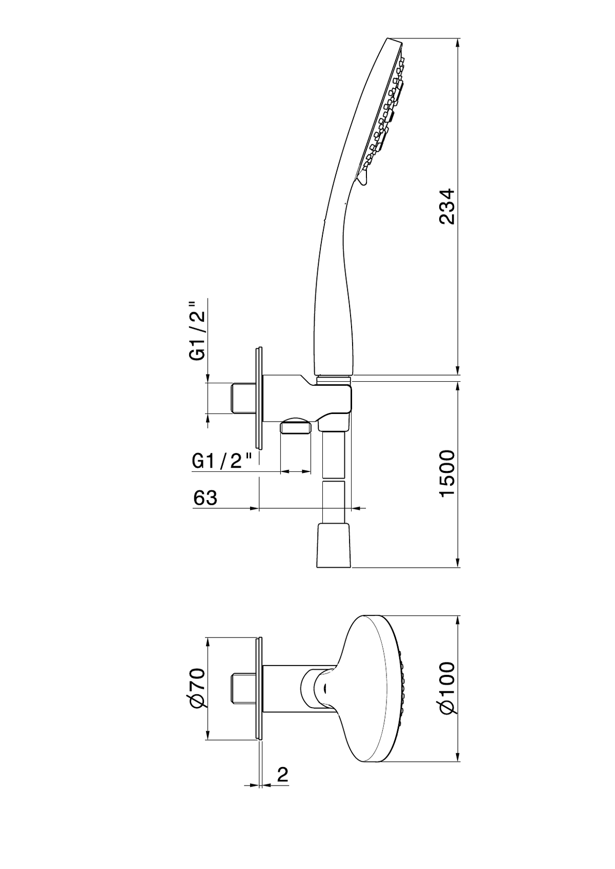 Newform 867 - disegno tecnico