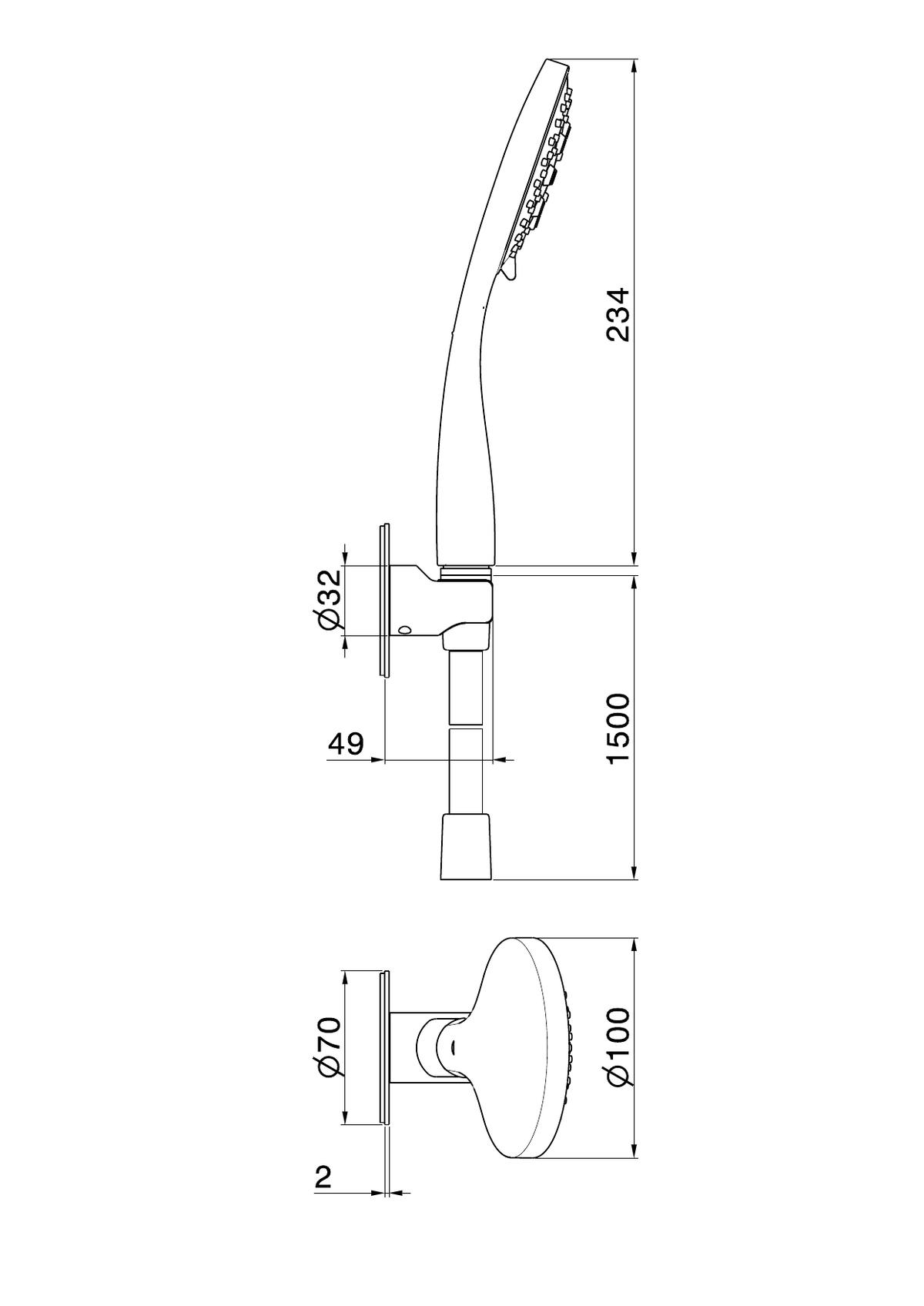 Newform 868 - disegno tecnico