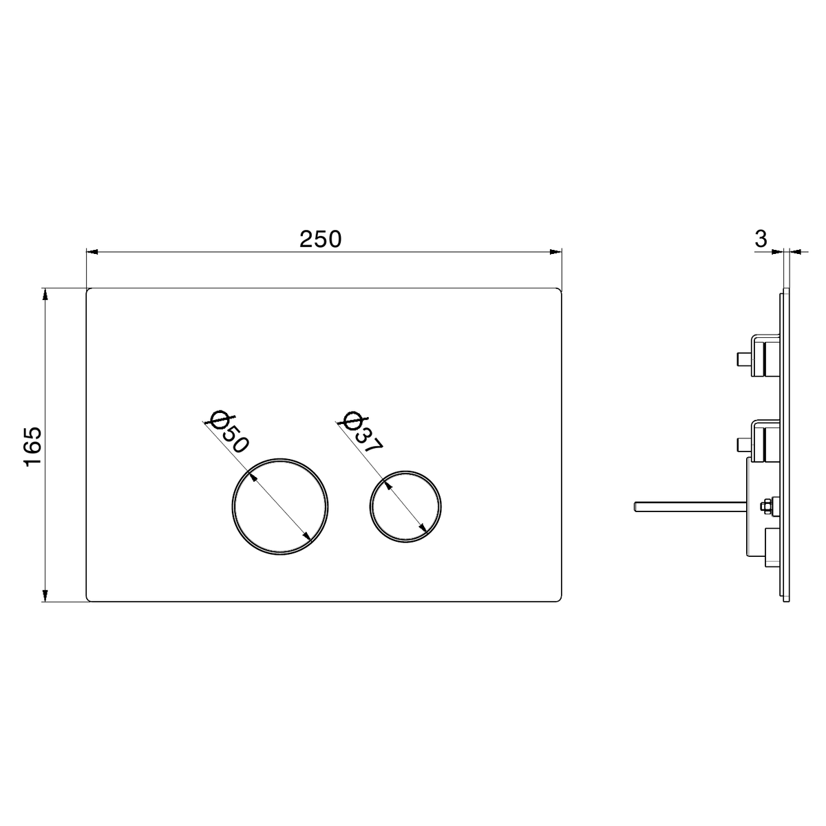 Newform 883 - disegno tecnico