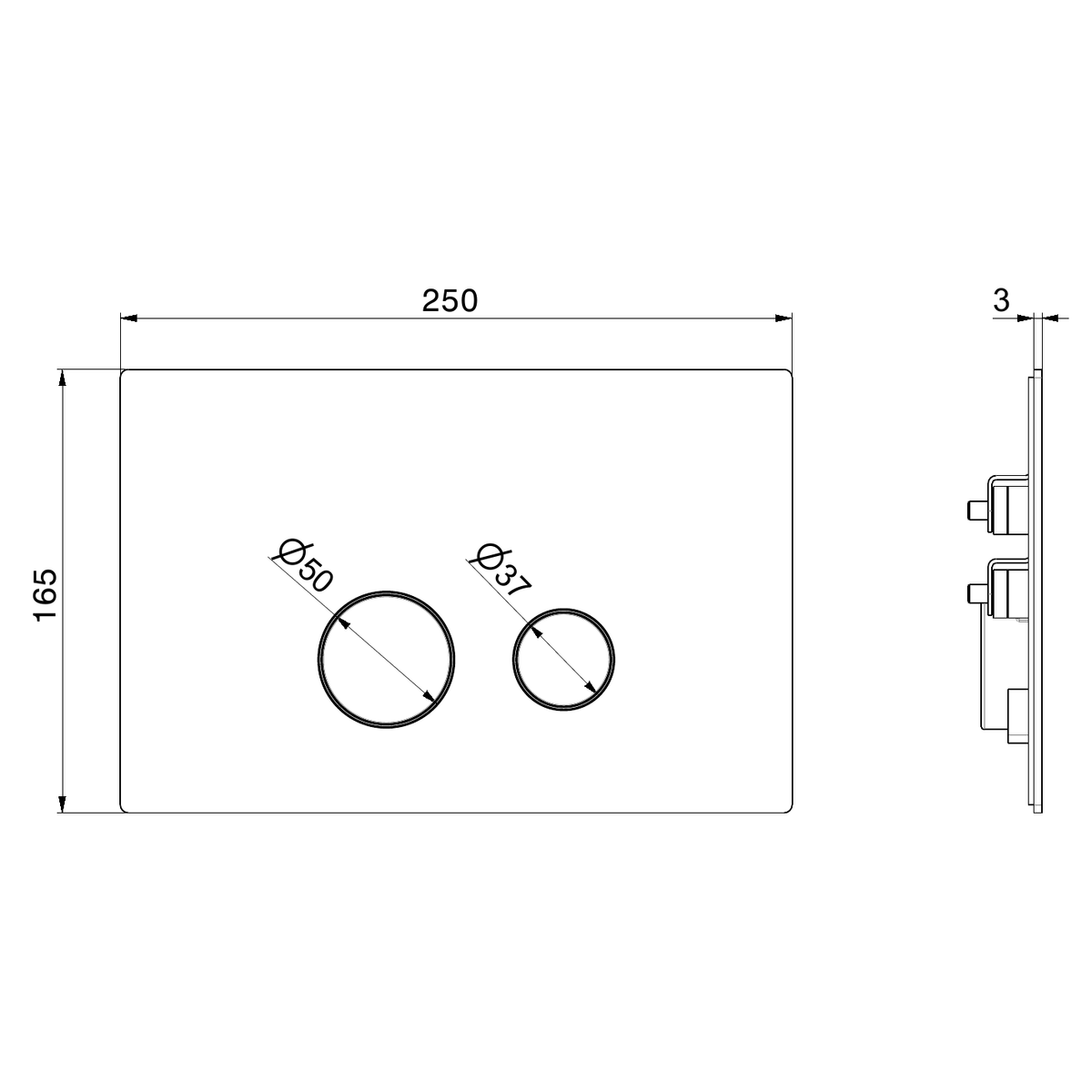 Newform 887 - disegno tecnico
