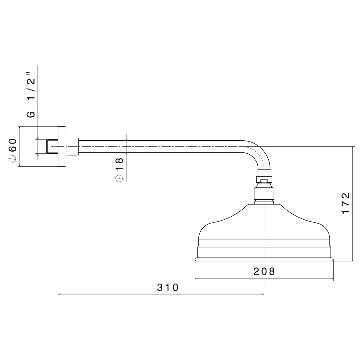 Newform 9492 - disegno tecnico