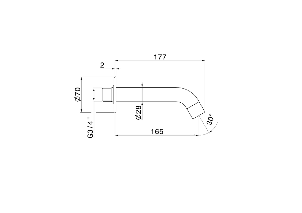 Newform 9787 - disegno tecnico