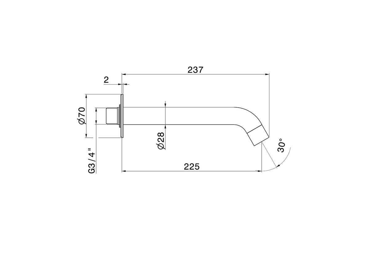 Newform 9788 - disegno tecnico