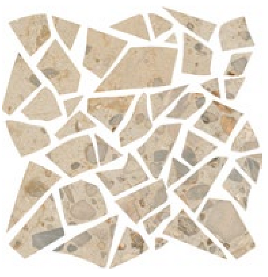 I Ciottoli Sassi Palladiana Beige 30,2x30,2 Naturale-Levigato-Matt Mix