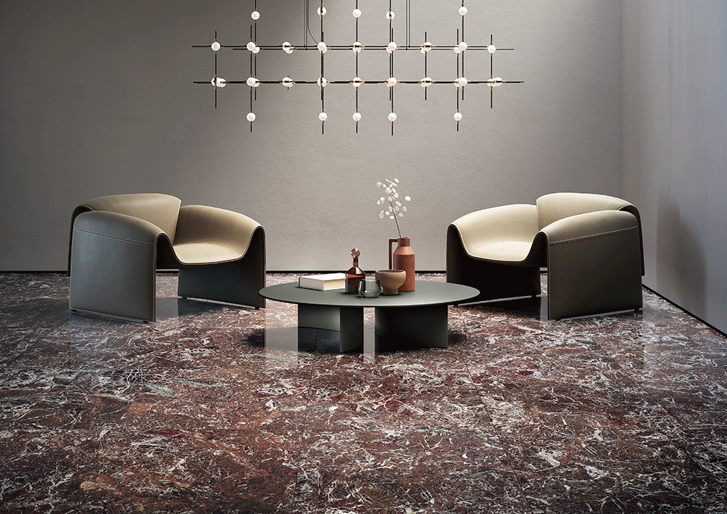 Marmorea Intensa Rosso Levanto 7,3x30 levigato - Gres Porcellanato di Fioranese - Prezzo solo €33.50! Compra ora su CEGO CERAMICHE
