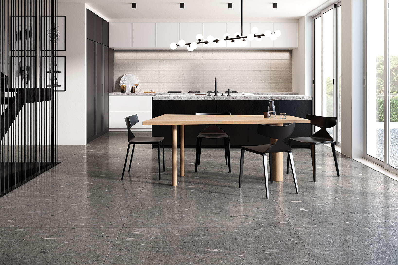 Moon Stone Dark Grey 75x149,7 Esterno - Gres Porcellanato di Coem Ceramiche - Prezzo solo €55! Compra ora su CEGO CERAMICHE