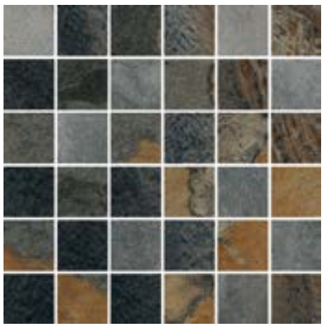 Bali Polychrome Mosaico 5x5 Naturale - Gres Porcellanato di Coem Ceramiche - Prezzo solo €63.43! Compra ora su CEGO CERAMICHE