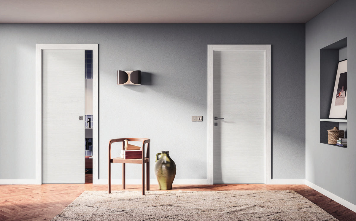 Porta interna Portalacasa Bianco Struttura nell’ambientazione del catalogo