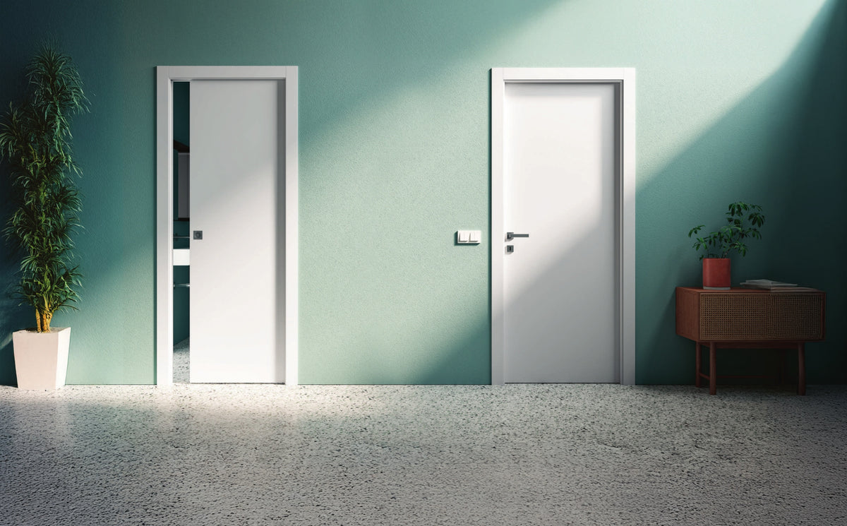 Porta interna Portalacasa CL Pro - Bianco Laccato nell’ambientazione del catalogo