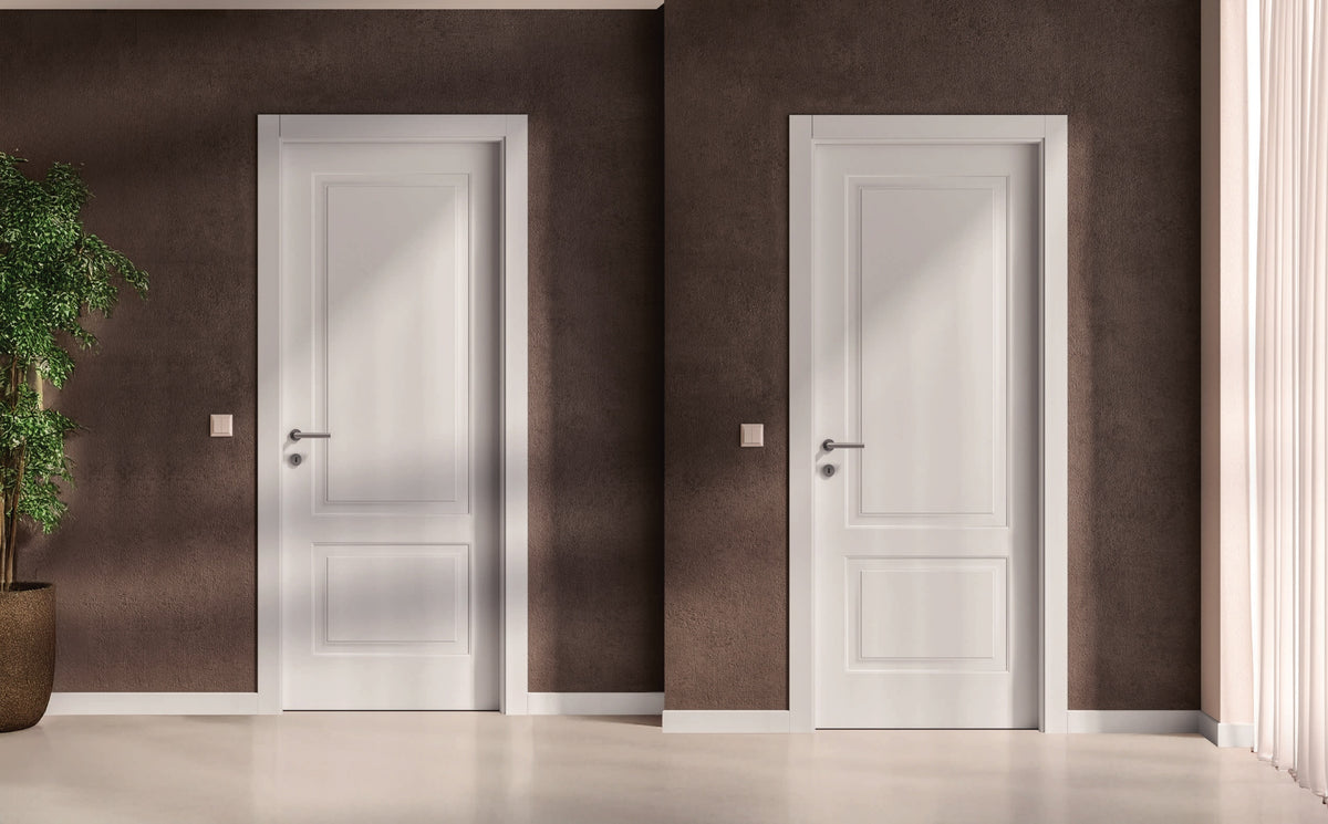 Porta interna Portalacasa Classic Pro - Bianco Laccato nell’ambientazione del catalogo