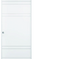 Dynamic Pro Portalacasa bianco laccato scorrevole esterno muro su binario 2000 mm. Immagine ufficiale del catalogo.